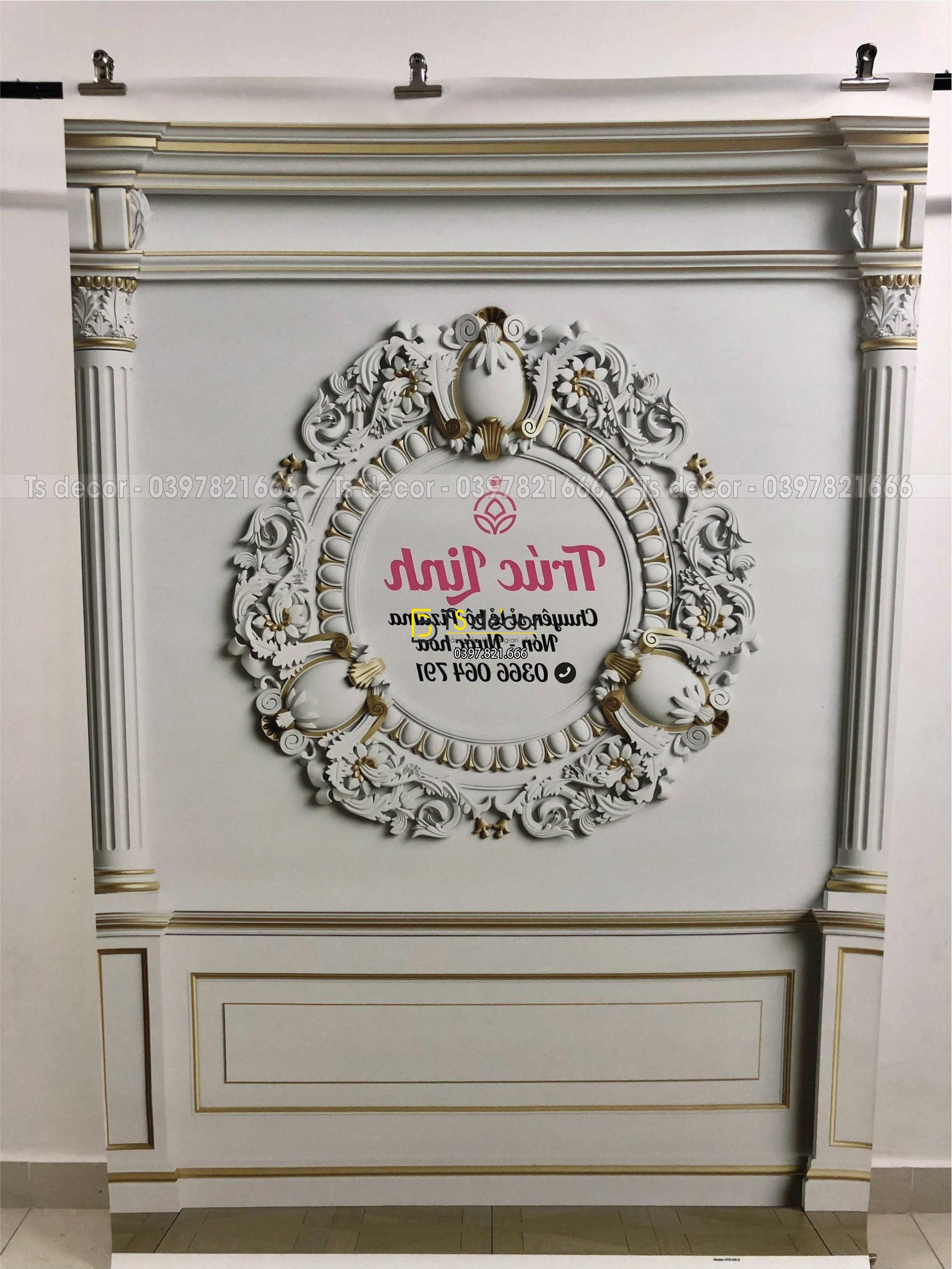 Ảnh thực tế phông nền Ts Decor