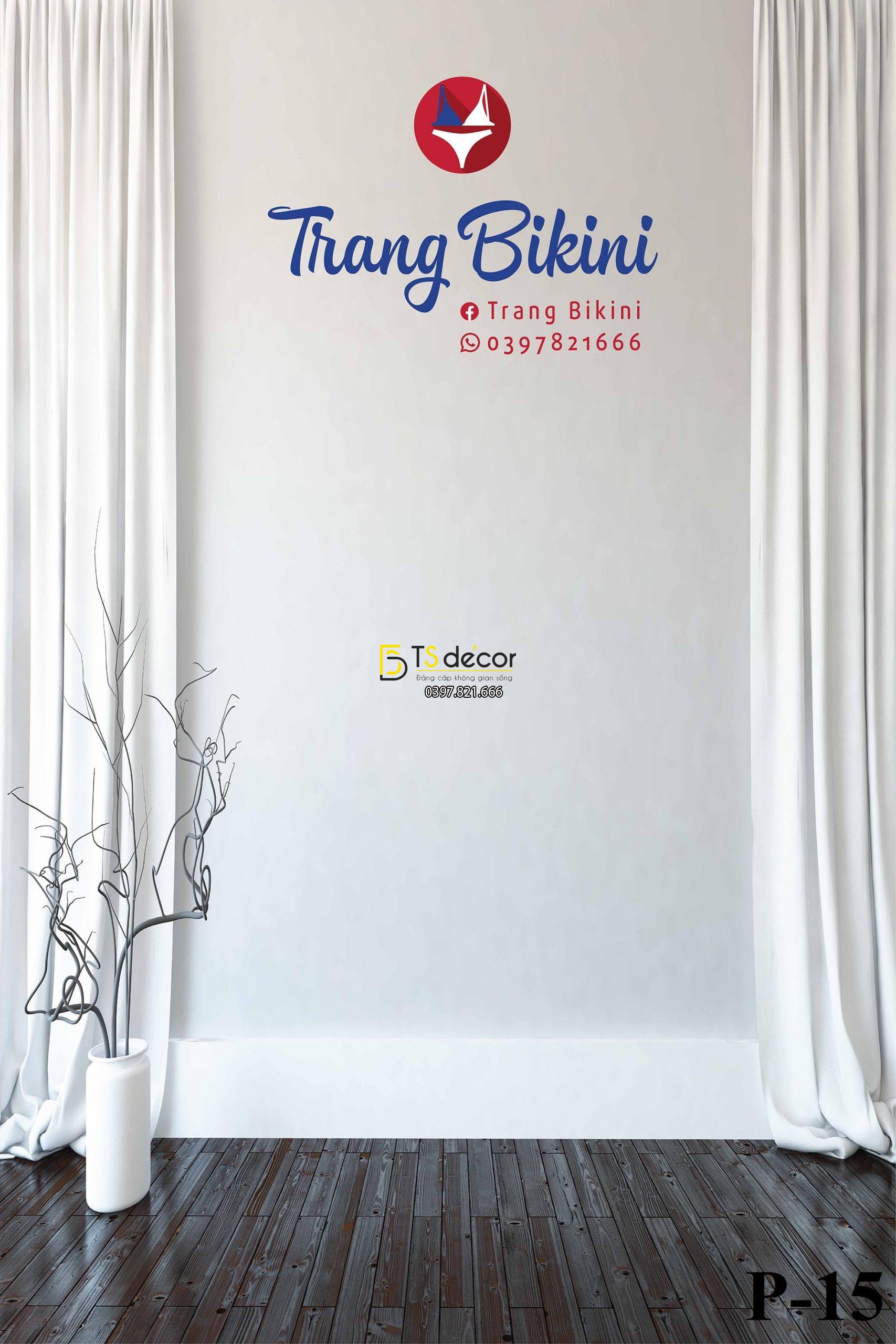 Phông Nền Livestream Chụp Ảnh Tường Trắng Có Rèm 3D 5D Mã P15