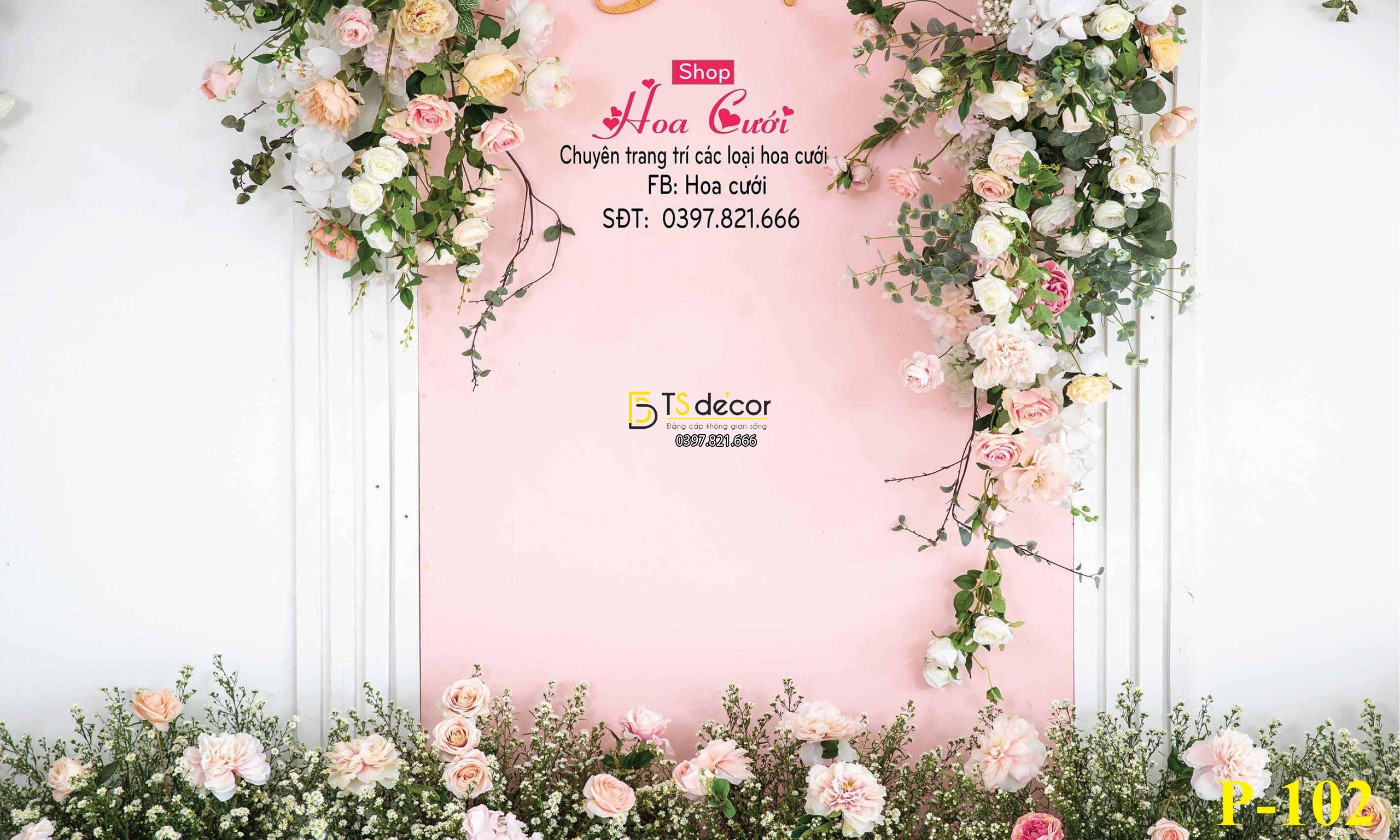 Phông Nền Chụp Ảnh Đám Cưới 3D 5D Mã