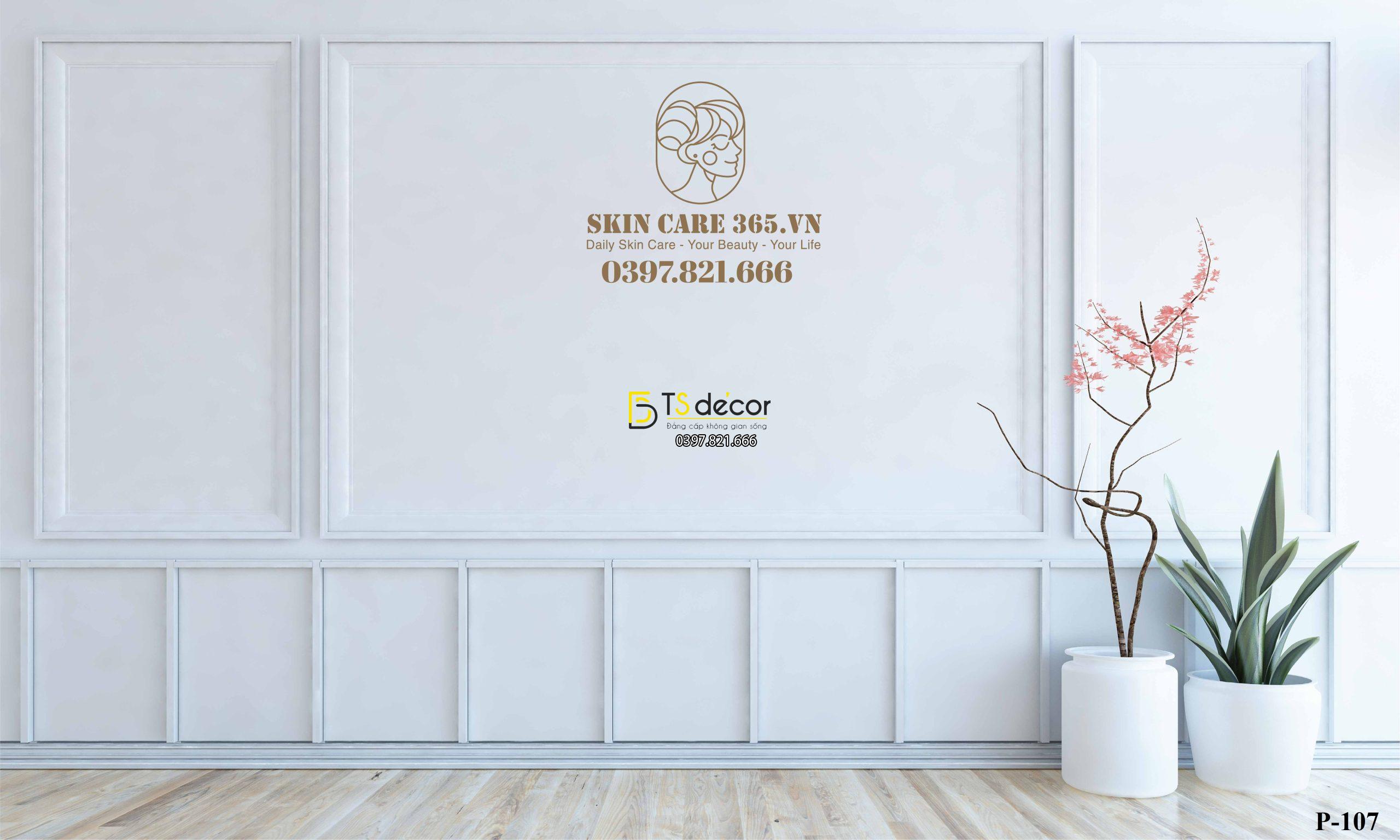 Phông Nền Livestream Chụp Ảnh Trắng Cổ Điển 3D 5D Mã P107