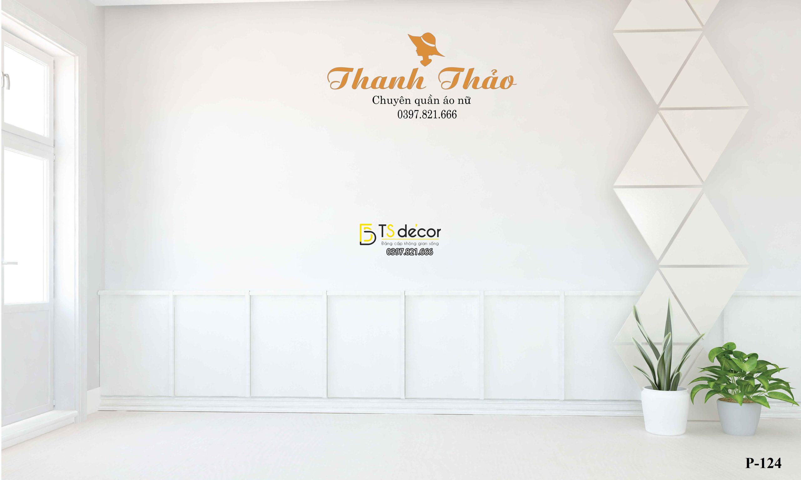 Phông Nền Livestream Chụp Ảnh Trắng Cổ Điển 3D 5D Mã P124