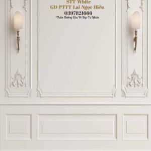 Phông Nền Livestream Chụp Ảnh Phào Chỉ Tân Cổ Điển 3D 5D Mã P23