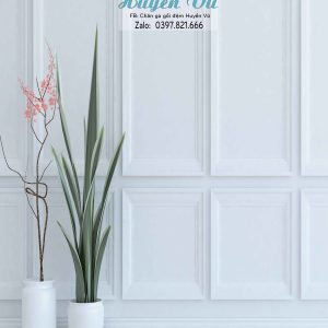 Phông Nền Livestream Chụp Ảnh Trắng Có Cây 3D 5D Mã P42 - P104