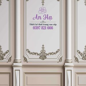 Phông Nền Livestream Chụp Ảnh Phào Chỉ Tân Cổ Điển 3D 5D Mã P53 - P116