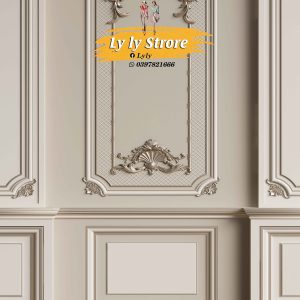 Phông Nền Livestream Chụp Ảnh Phào Chỉ Tân Cổ Điển 3D 5D Mã P54 - P117