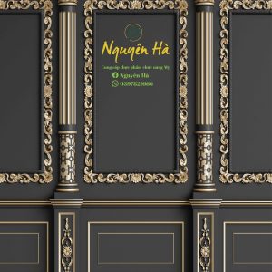 Phông Nền Livestream Chụp Ảnh Phào Chỉ Tân Cổ Điển Sang Trọng 3D 5D Mã P56 - P119
