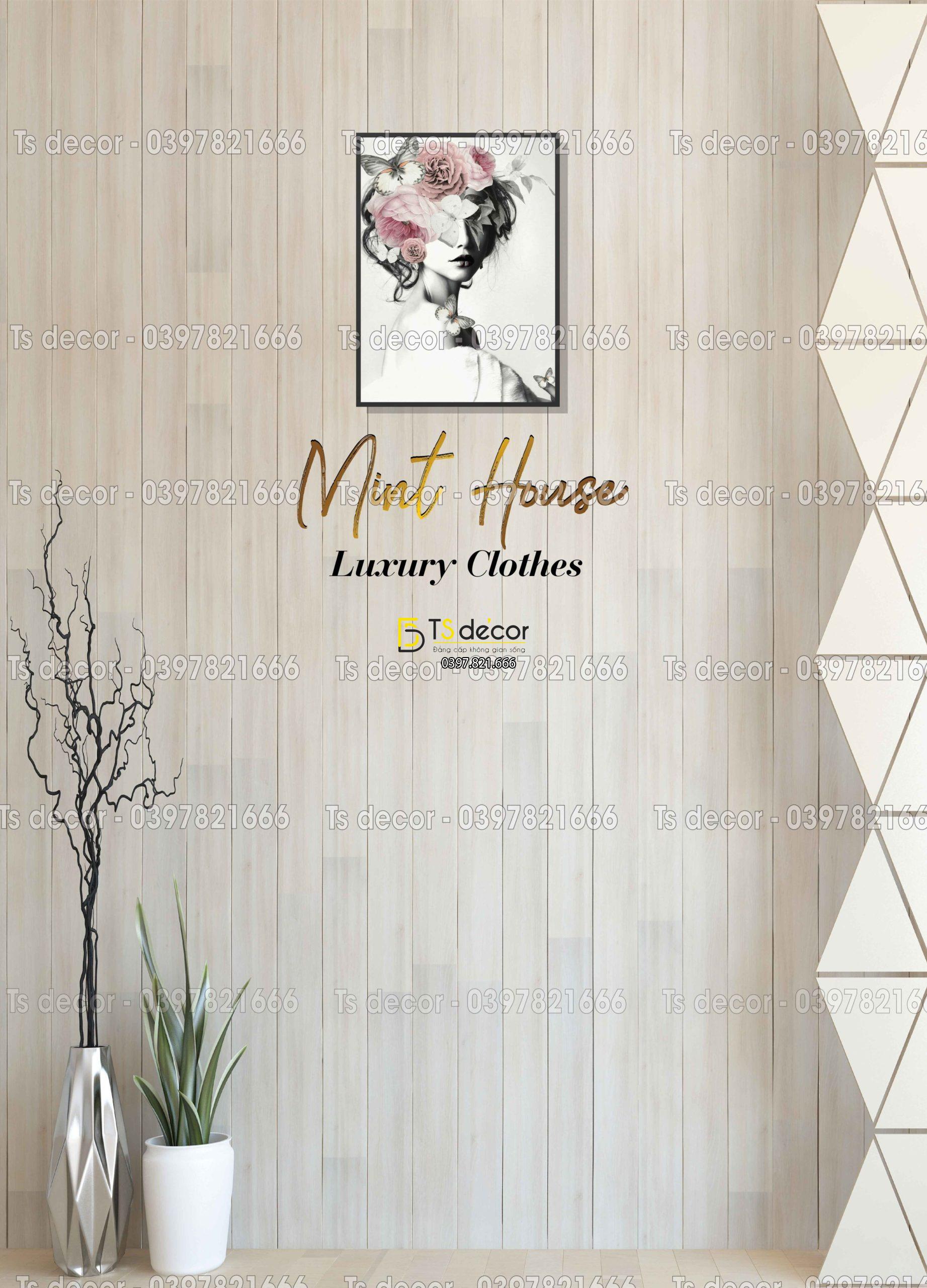 Phông Nền Livestream Chụp Ảnh Tường Giả Gỗ 3D 5D Mã P59