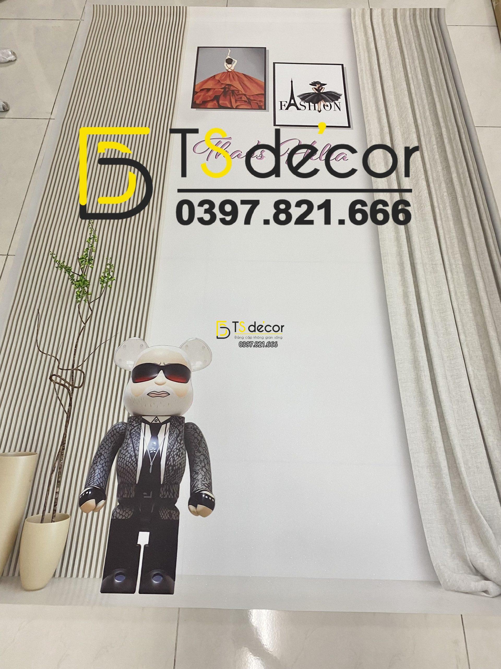 Phông Nền Livestream Chụp Ảnh Có Rèm Cửa 3D 5D Mã P66