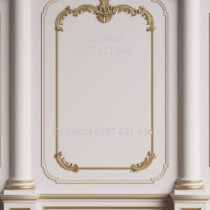 Phông Nền Livestream Chụp Ảnh Phào Chỉ Tân Cổ Điển 3D 5D Mã P195