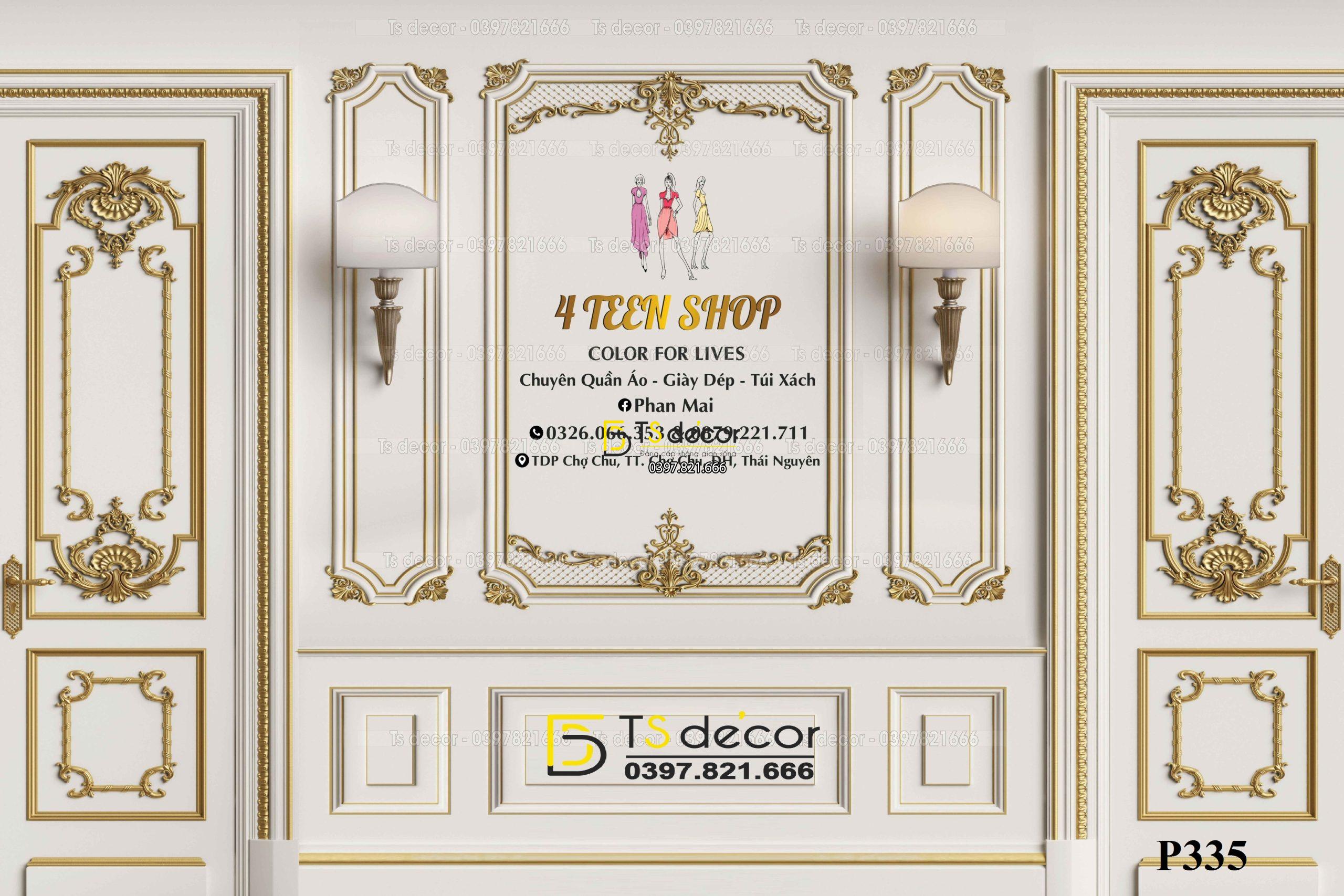 Phông Nền Livestream Chụp Ảnh Decor Trang Trí 3D 5D Mã P335