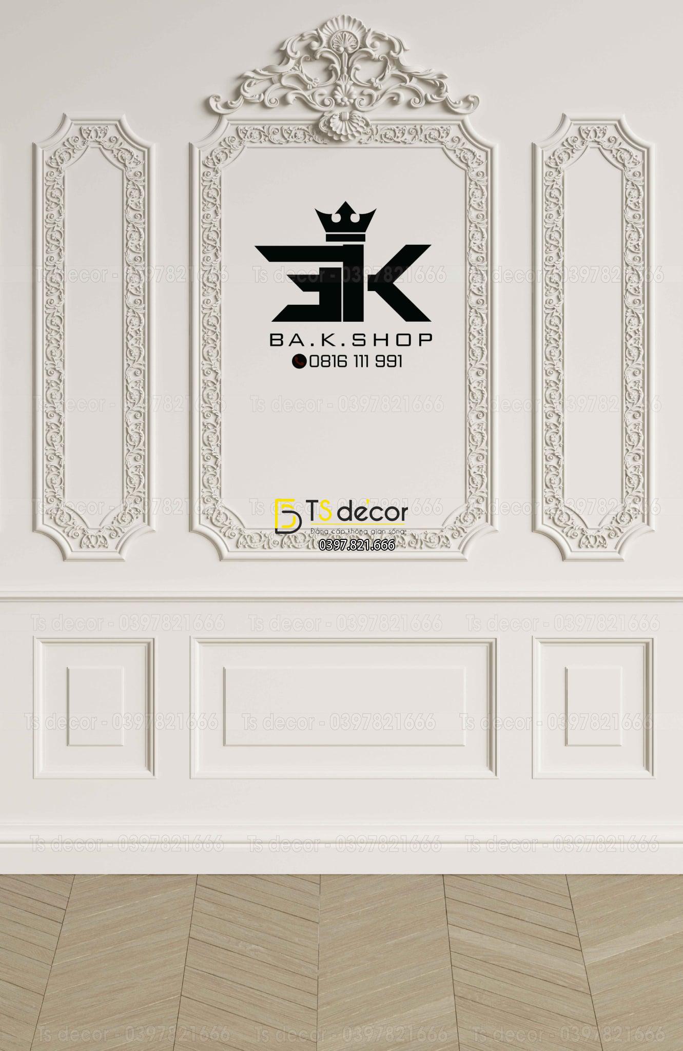 Phông Nền Livestream Chụp Ảnh Phào Chỉ Tân Cổ Điển 3D 5D Mã P143