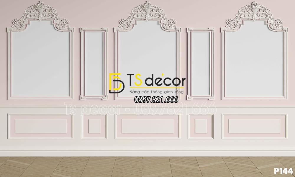 Phông Nền Livestream Chụp Ảnh Phào Chỉ Tân Cổ Điển 3D 5D Mã P144