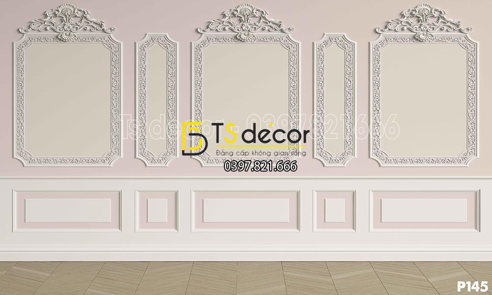 Phông Nền Livestream Chụp Ảnh Phào Chỉ Tân Cổ Điển 3D 5D Mã P145