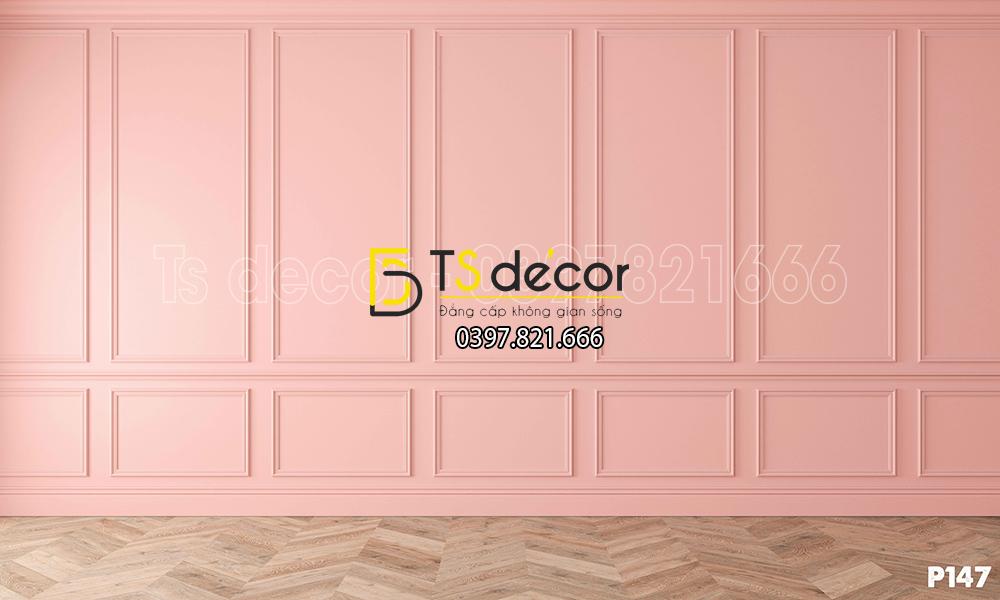 Phông Nền Livestream Chụp Ảnh Hồng Giả Tường 3D 5D Mã P147