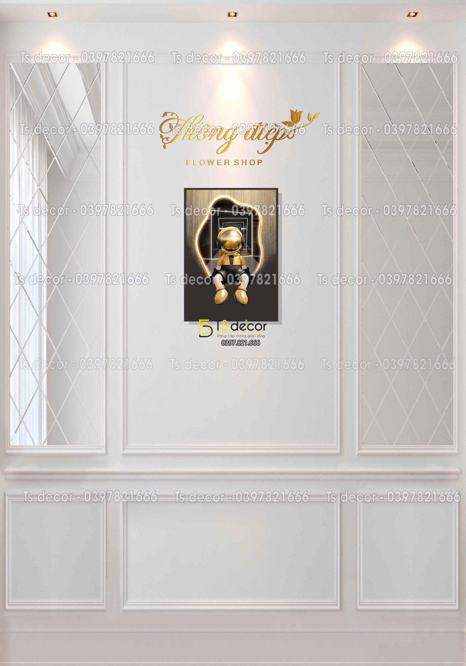 Phông Nền Livestream Chụp Ảnh Hiện Đại, Sang Trọng 3D 5D Mã P148A-1