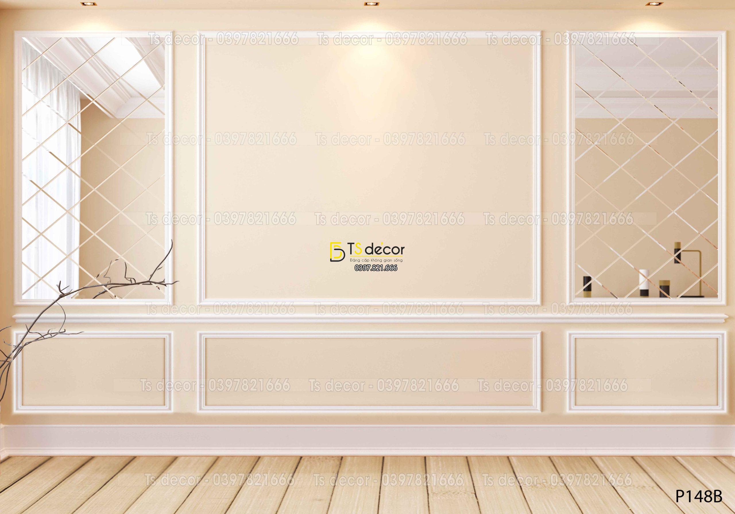 Phông Nền Livestream Chụp Ảnh Hiện Đại Sang Trọng 3D 5D Mã P148B