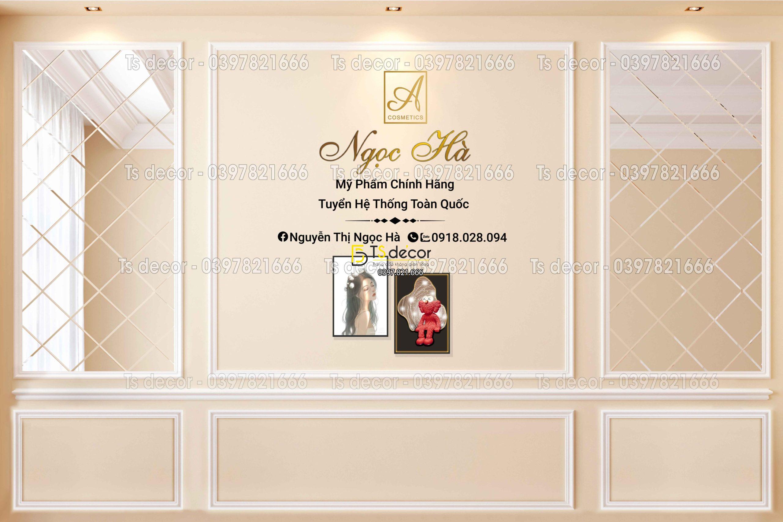 Phông Nền Livestream Chụp Ảnh Hiện Đại Sang Trọng 3D 5D Mã P148B