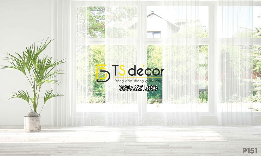 Phông Nền Livestream Chụp Ảnh Giả Cửa Sổ, Có Cây 3D 5D Mã P151