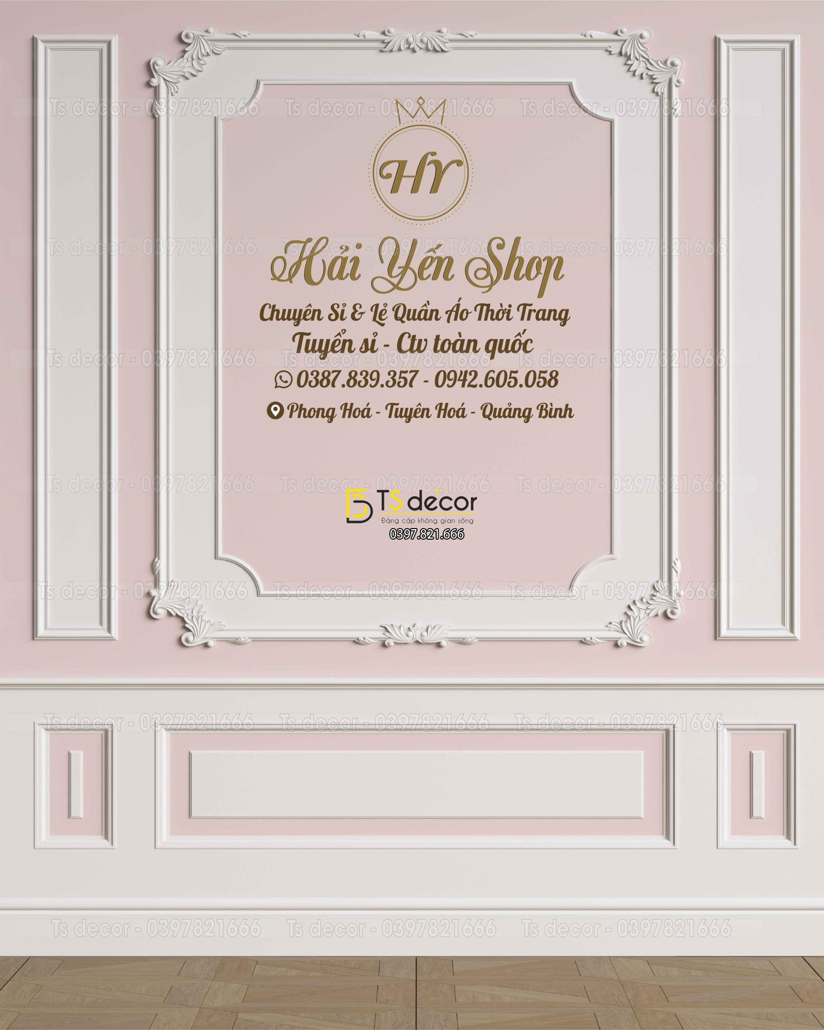 Phông Nền Livestream Chụp Ảnh Phào Chỉ Tân Cổ Điển 3D 5D Mã P154