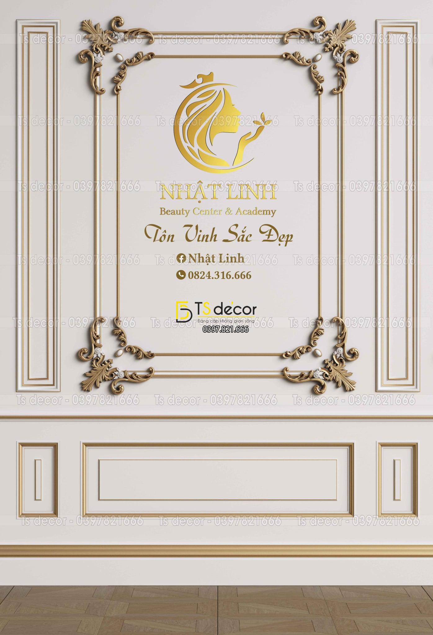 Phông Nền Livestream Chụp Ảnh Phào Chỉ Tân Cổ Điển 3D 5D Mã P155