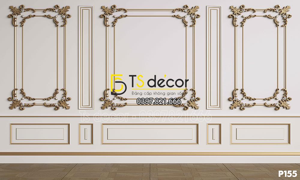 Phông Nền Livestream Chụp Ảnh Phào Chỉ Tân Cổ Điển 3D 5D Mã P155