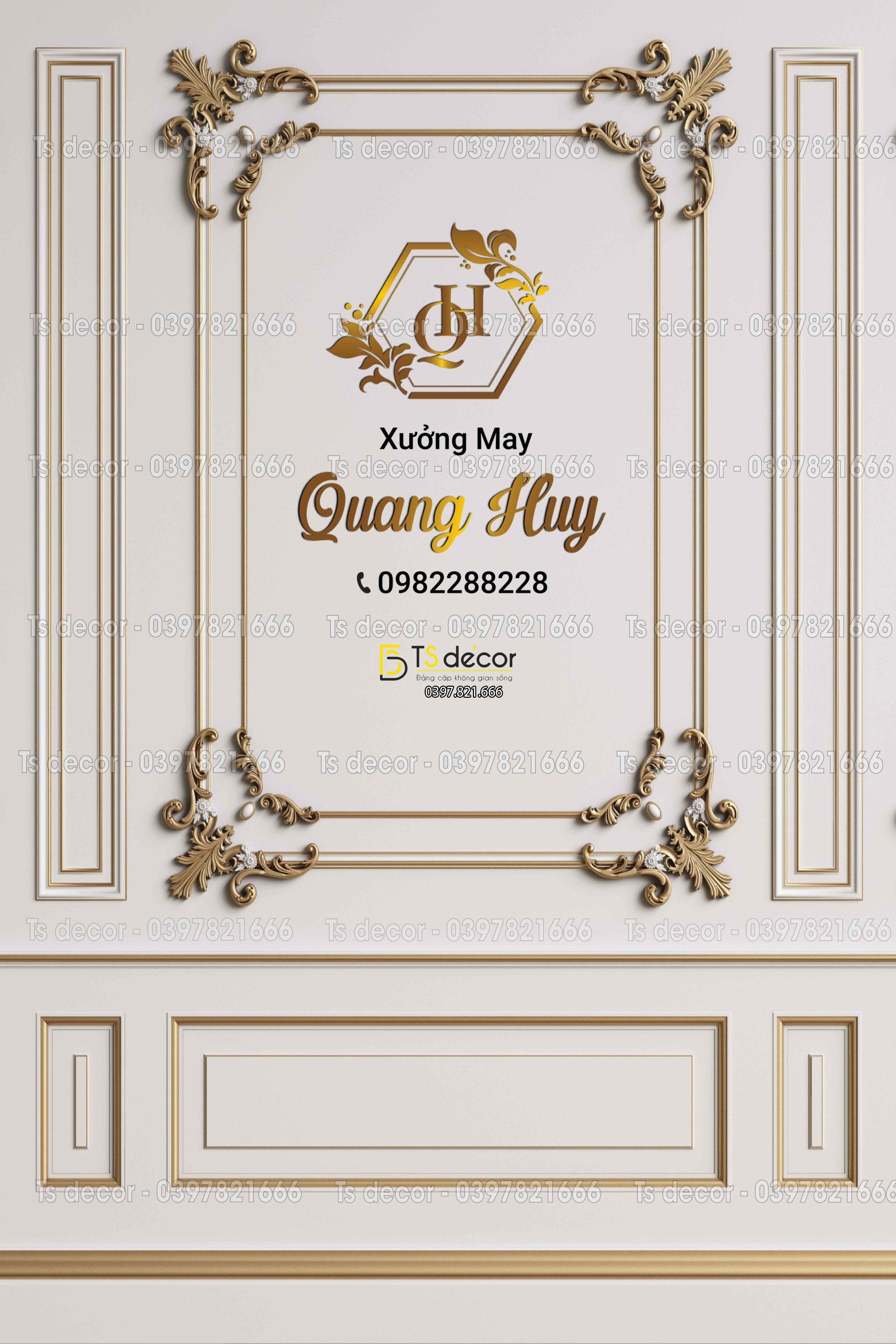 Phông Nền Livestream Chụp Ảnh Phào Chỉ Tân Cổ Điển 3D 5D Mã P155