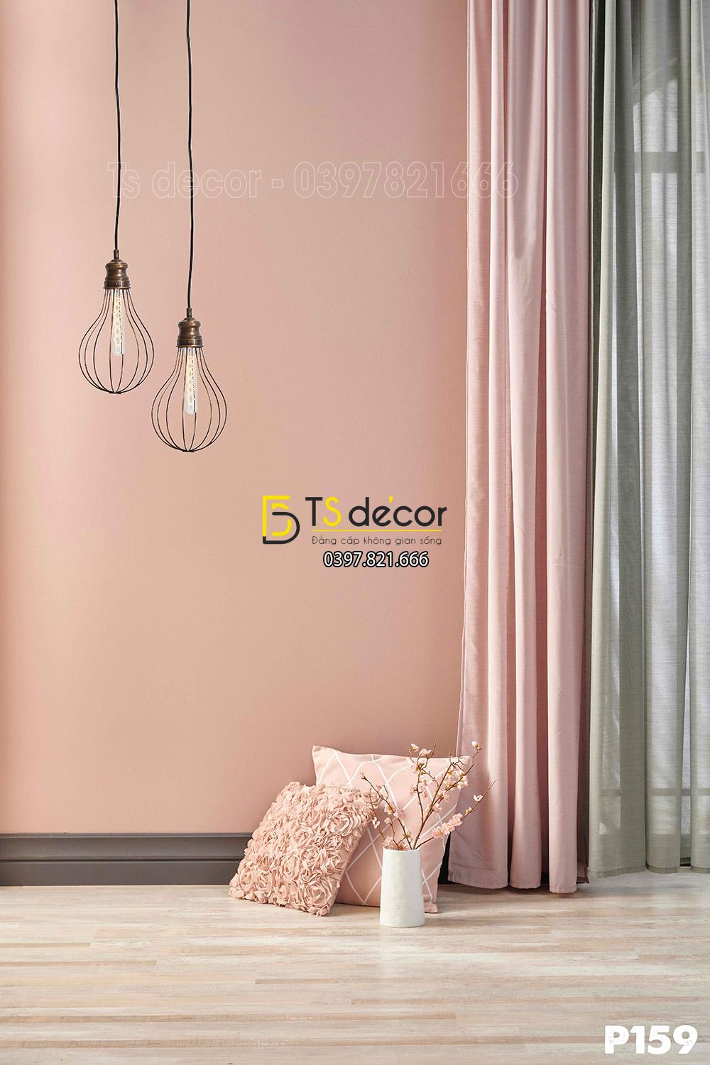 Phông Nền Livestream Chụp Ảnh Hồng Có Rèm 3D 5D Mã P159