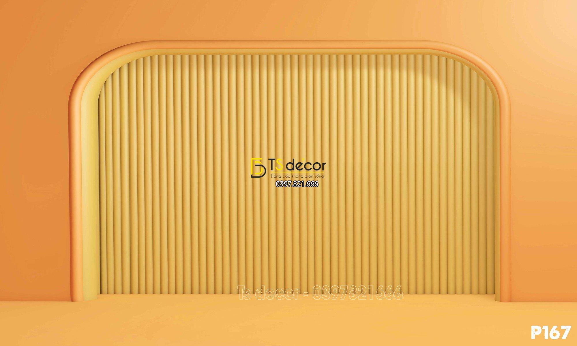 Phông Nền Livestream Chụp Ảnh Cổng Vòm 3D 5D Mã P167