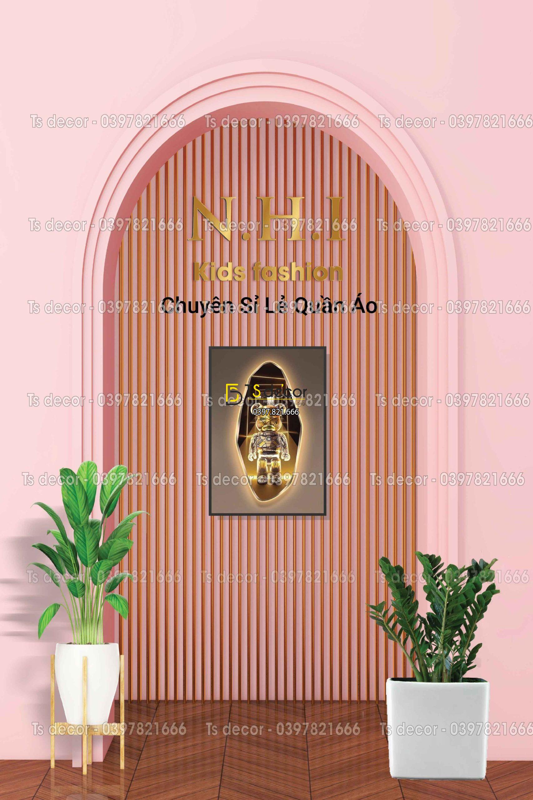 Phông Nền Livestream Chụp Ảnh Cổng Vòm Hiện Đại 3D 5D Mã P172