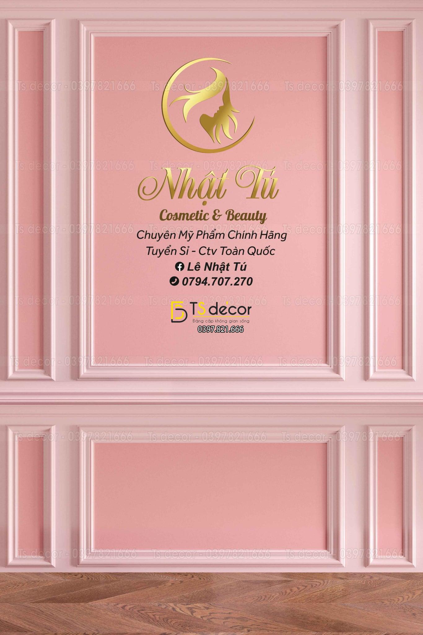 Phông Nền Livestream Chụp Ảnh Hồng Giả Tường 3D 5D Mã P184