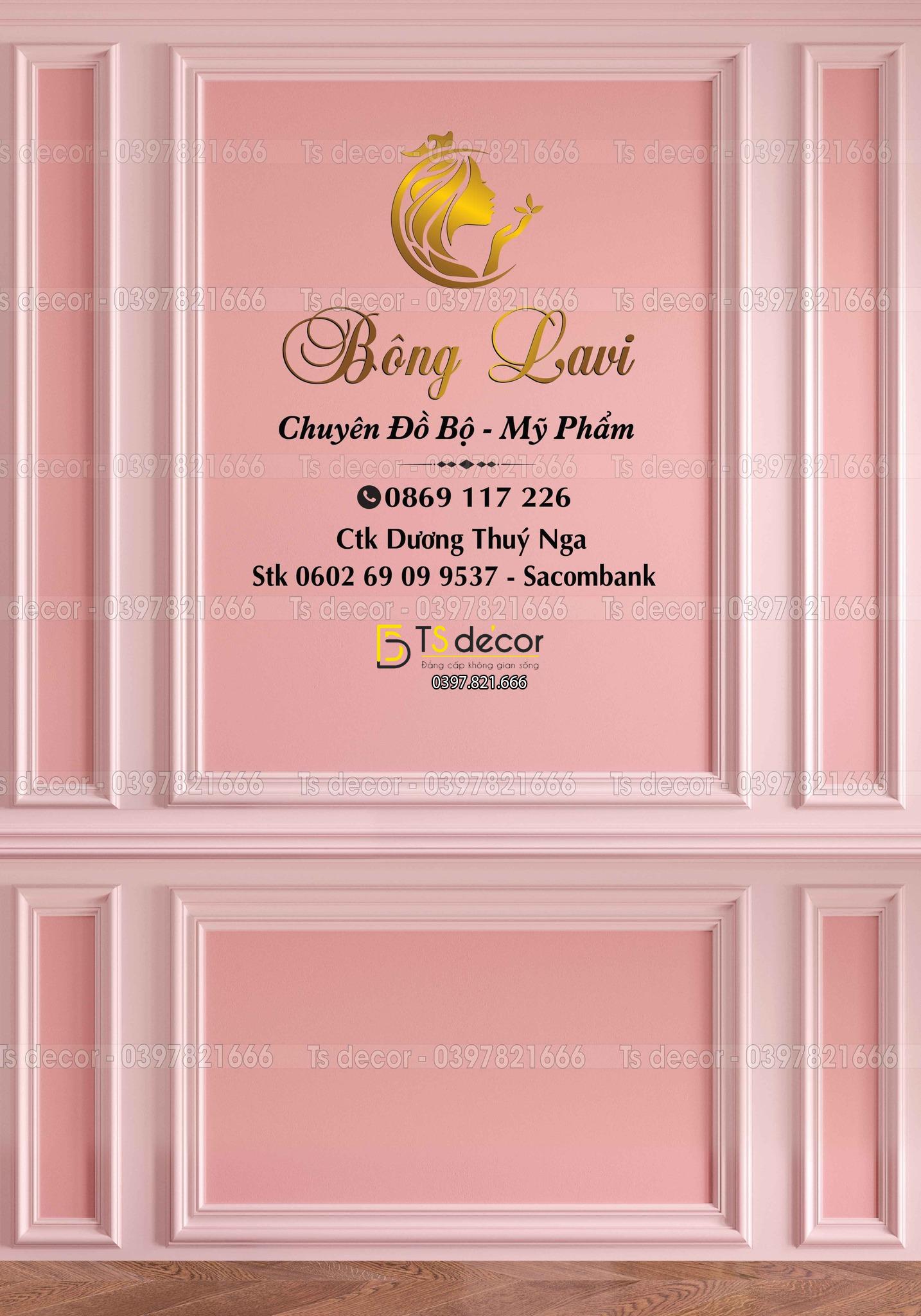 Phông Nền Livestream Chụp Ảnh Hồng Giả Tường 3D 5D Mã P184