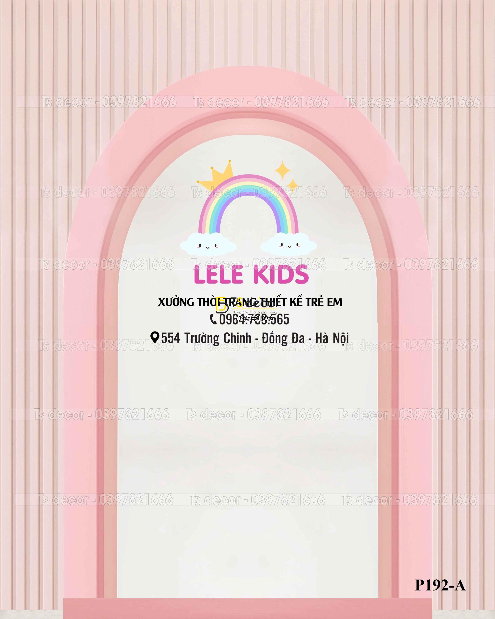 Phông Nền Livestream Chụp Ảnh Cổng Vòm 3D 5D Mã P192A