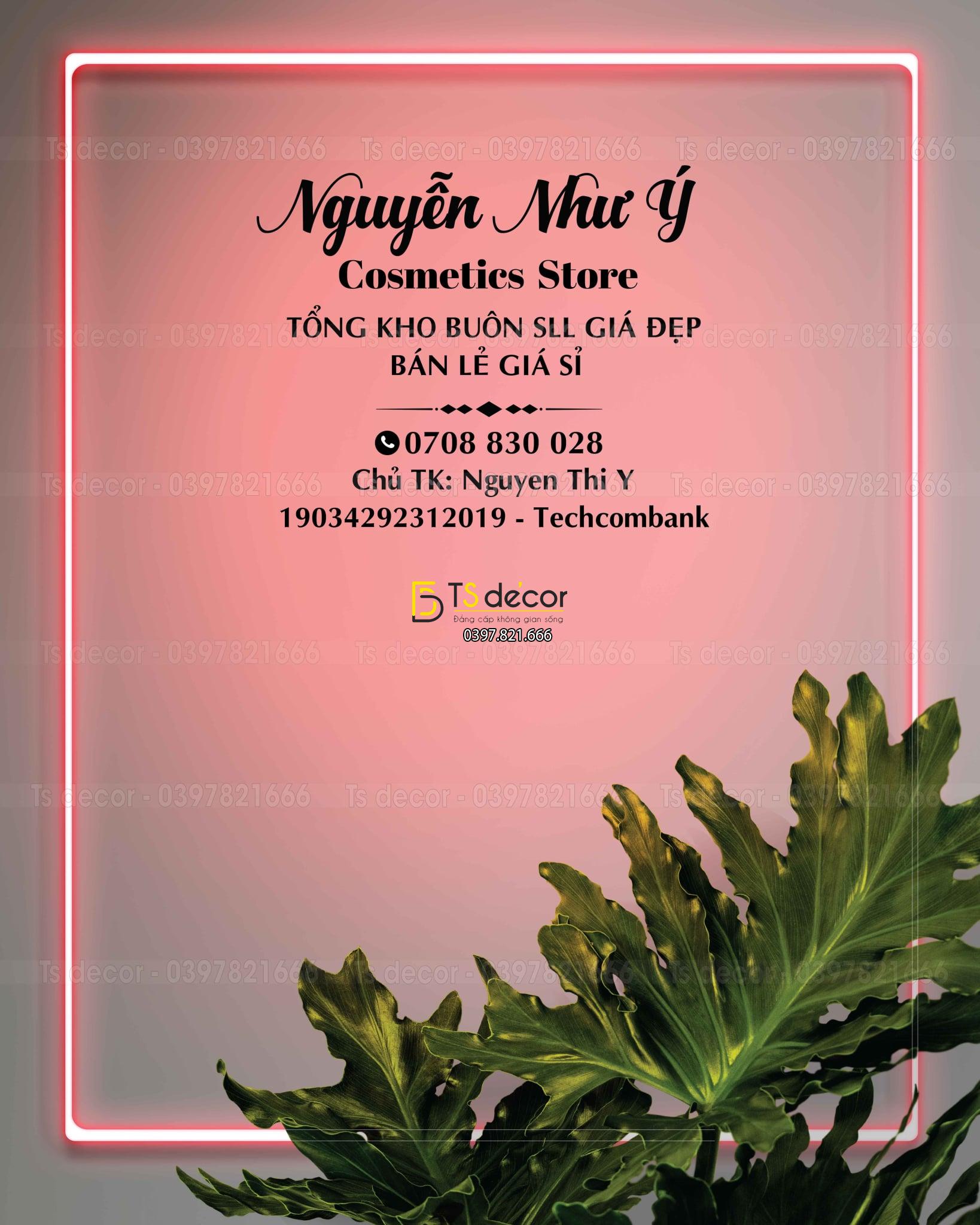 Phông Nền Livestream Chụp Ảnh Tạo Hiệu Ứng Neon 3D 5D Mã P193C