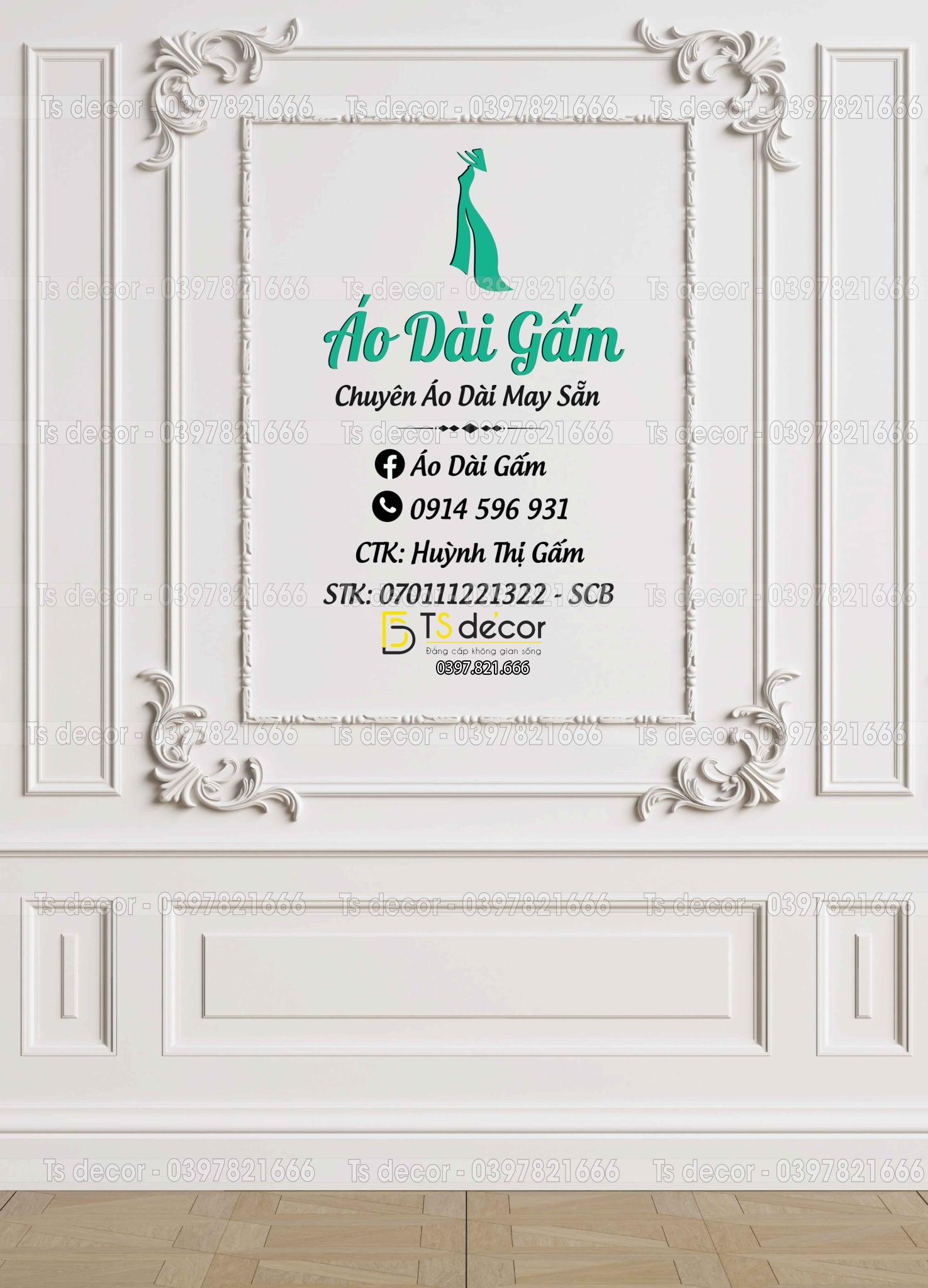 Phông Nền Livestream Chụp Ảnh Phào Chỉ Tân Cổ Điển 3D 5D Mã P197