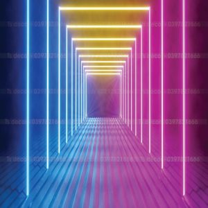 Phông Nền Livestream Chụp Ảnh Tạo Hiệu Ứng Neon Độc Đáo 3D 5D Mã P228