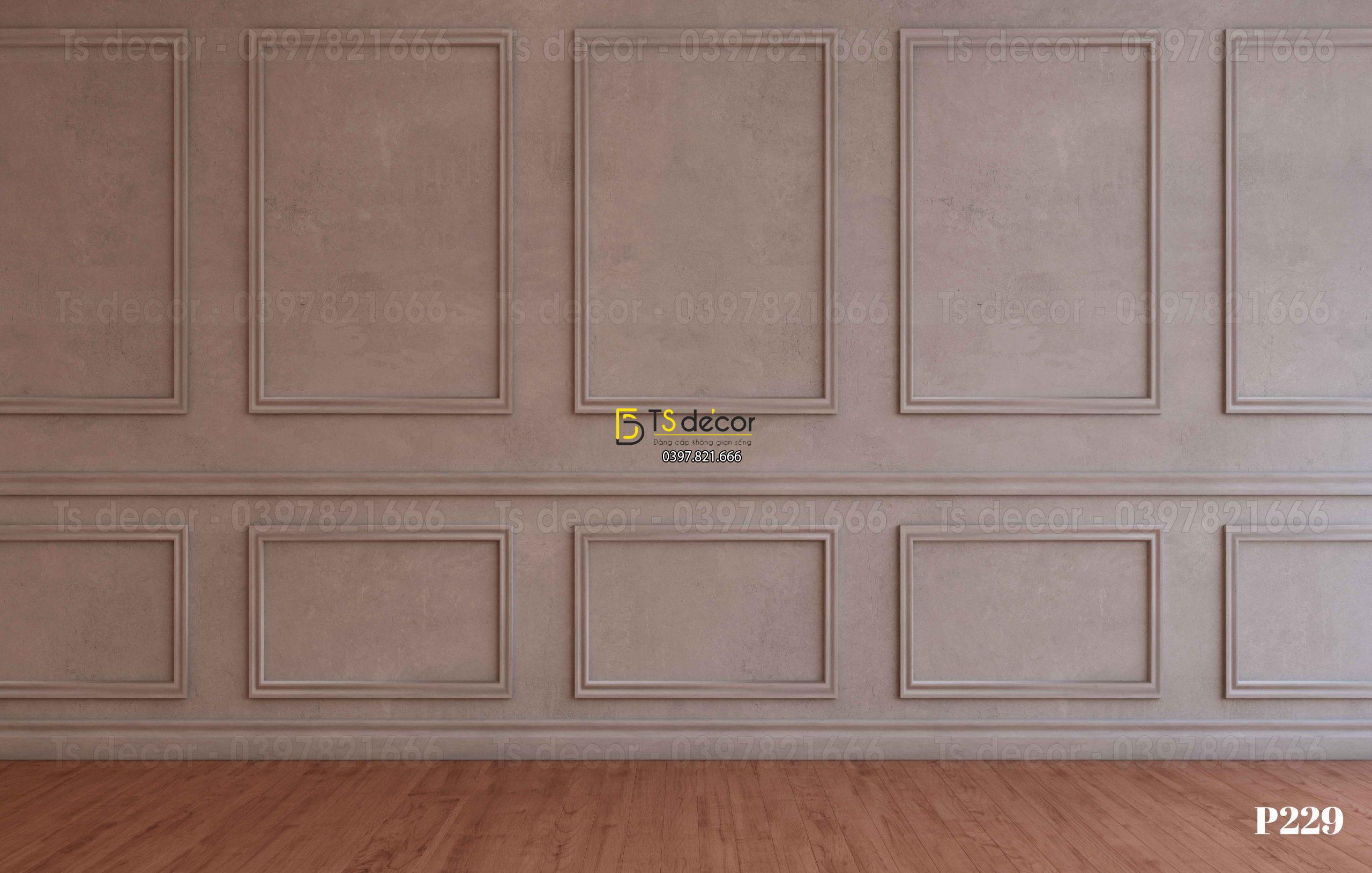 Phông Nền Livestream Chụp Ảnh Phào Chỉ Tân Cổ Điển 3D 5D Mã P229