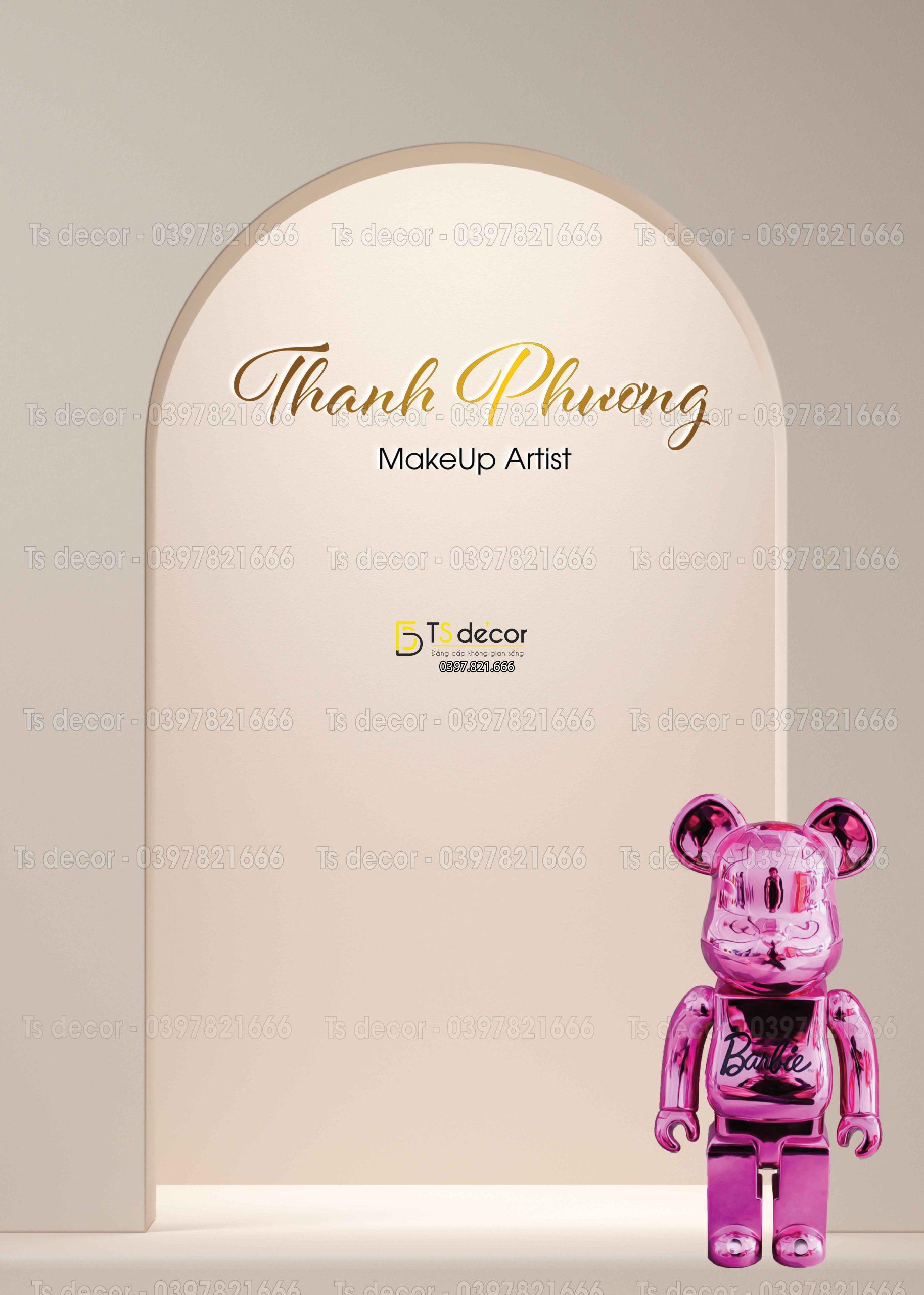 Phông Nền Livestream Chụp Ảnh Cổng Vòm 3D 5D Mã P245