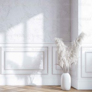 Phông Nền Livestream Chụp Ảnh Hiện Đại Có Bình Hoa 3D 5D Mã P253