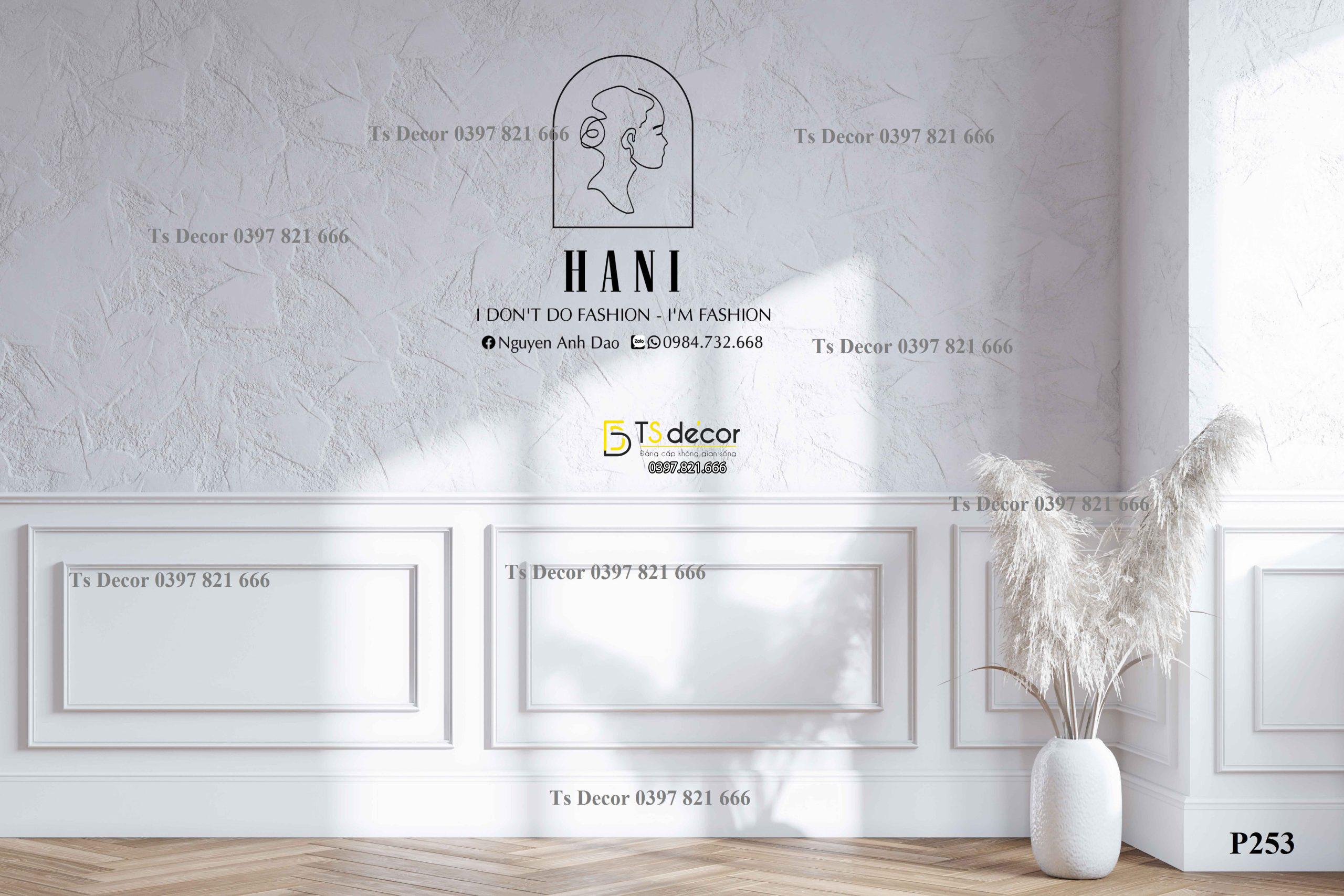 Phông Nền Livestream Chụp Ảnh Hiện Đại Có Bình Hoa 3D 5D Mã P253