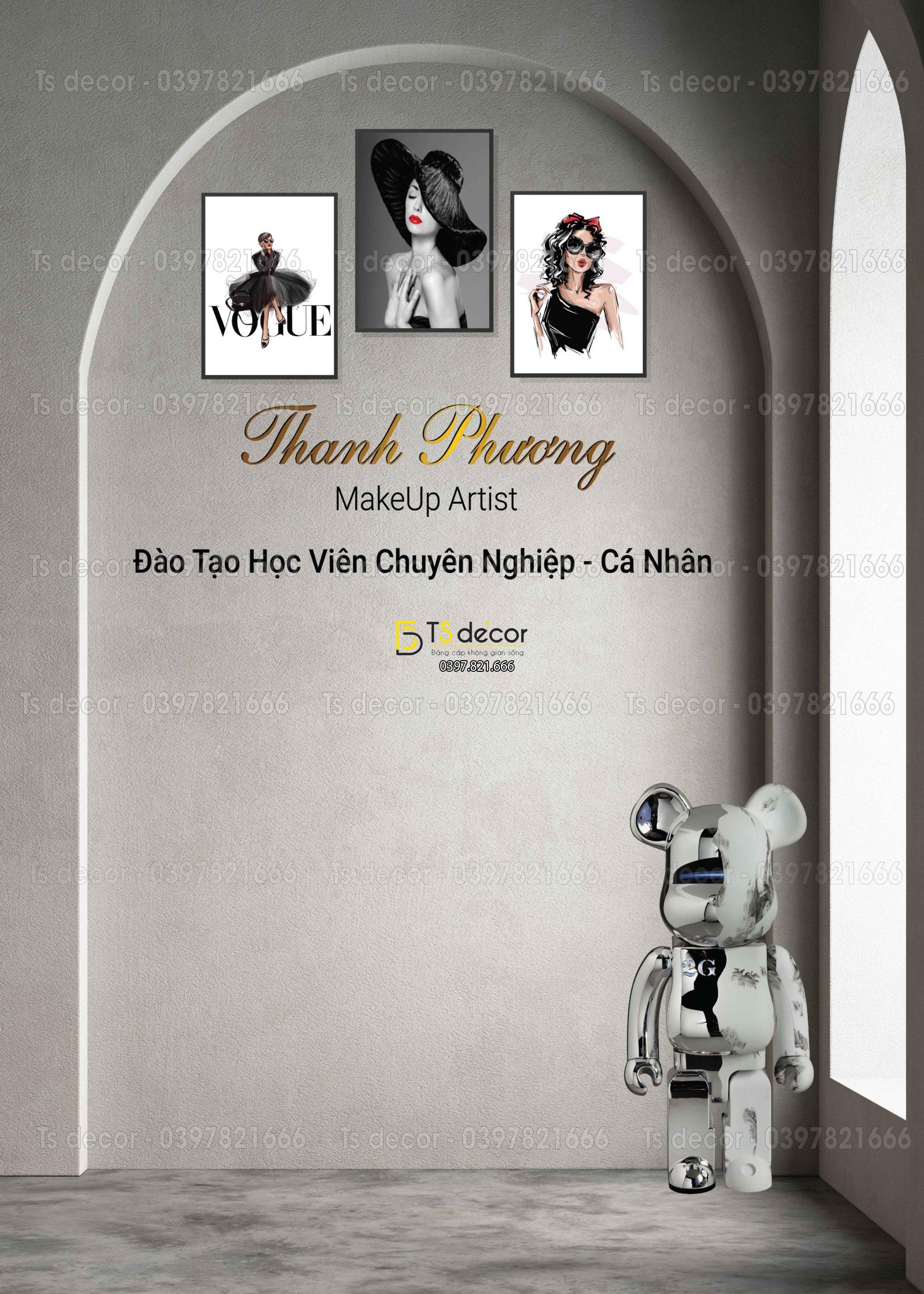 Phông Nền Livestream Chụp Ảnh Xám Giả Góc Cổng Vòm 3D 5D Mã P264