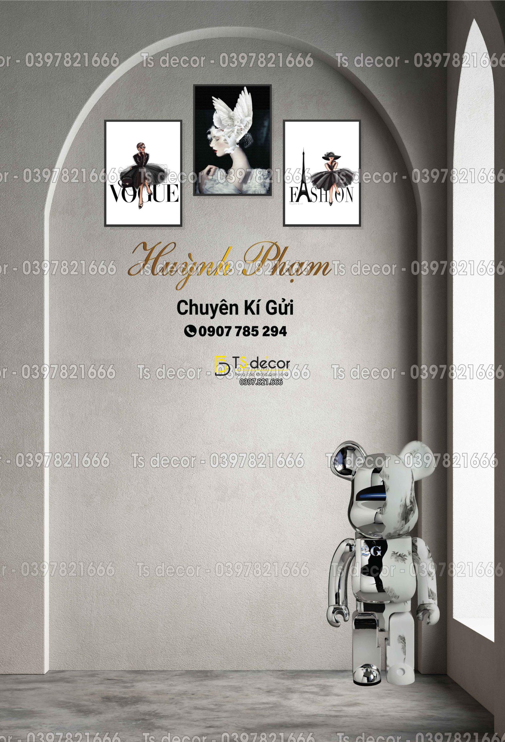 Phông Nền Livestream Chụp Ảnh Xám Giả Góc Cổng Vòm 3D 5D Mã P264