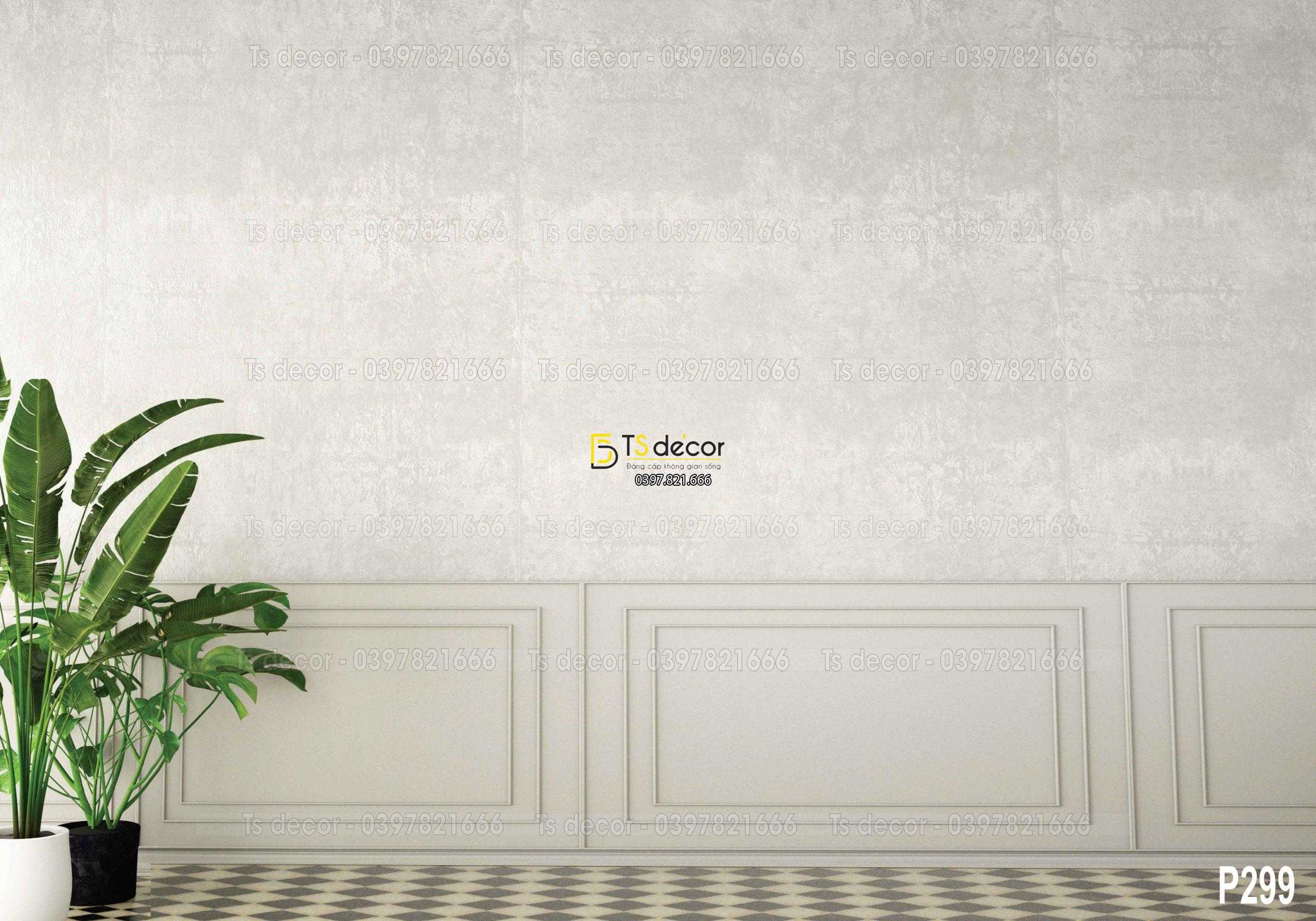 Phông Nền Livestream Chụp Ảnh Giả Tường Có Cây 3D 5D Mã P299