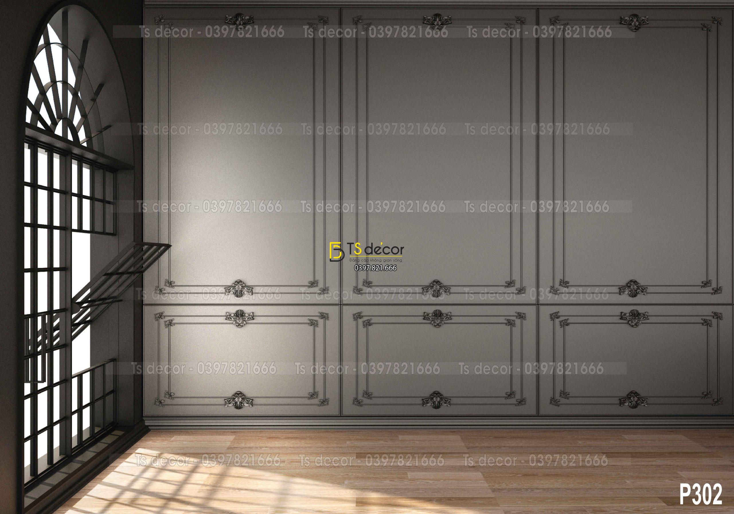 Phông Nền Livestream Chụp Ảnh Giả Góc Màu Trầm 3D 5D Mã P302