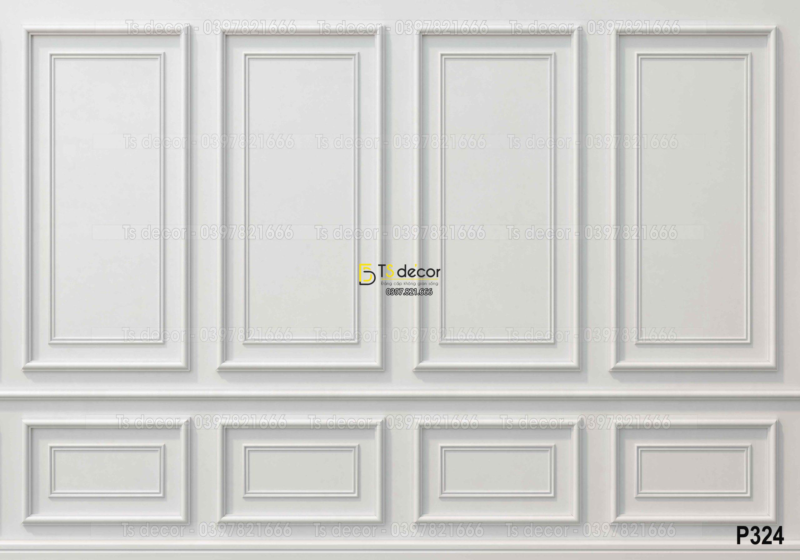 Phông Nền Livestream Chụp Ảnh Phào Chỉ Tân Cổ Điển 3D 5D Mã P324