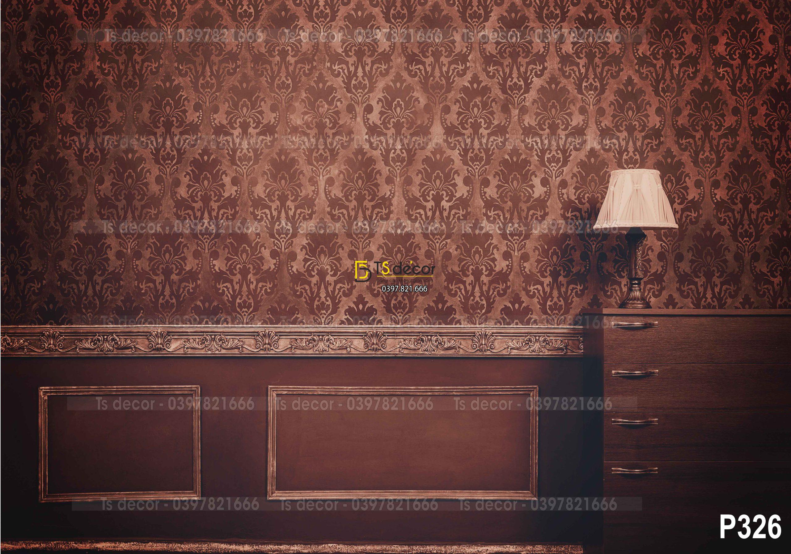 Phông Nền Livestream Chụp Ảnh Cổ Điển Sang Trọng 3D 5D Mã P326