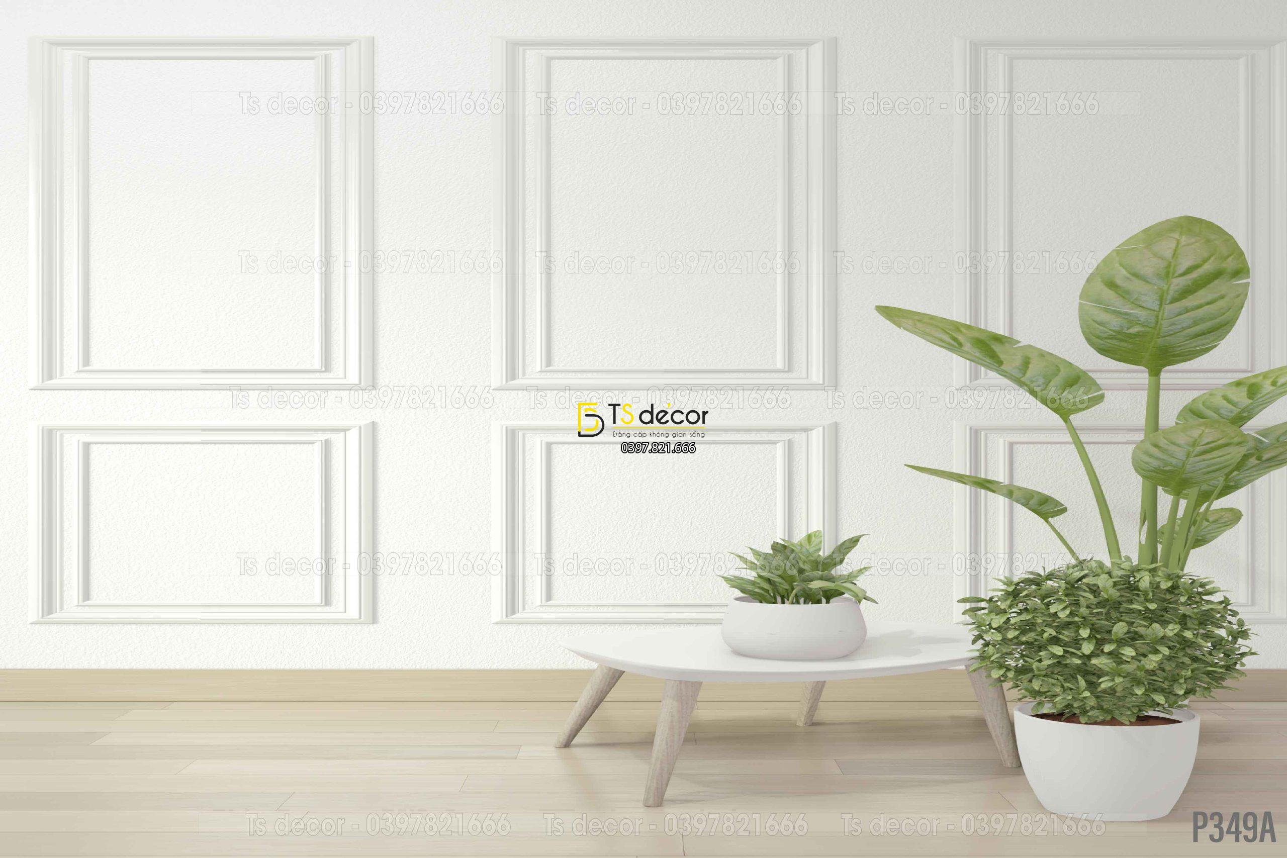 Phông Nền Livestream Chụp Ảnh Phào Chỉ Tân Cổ Điển 3D 5D Mã P349