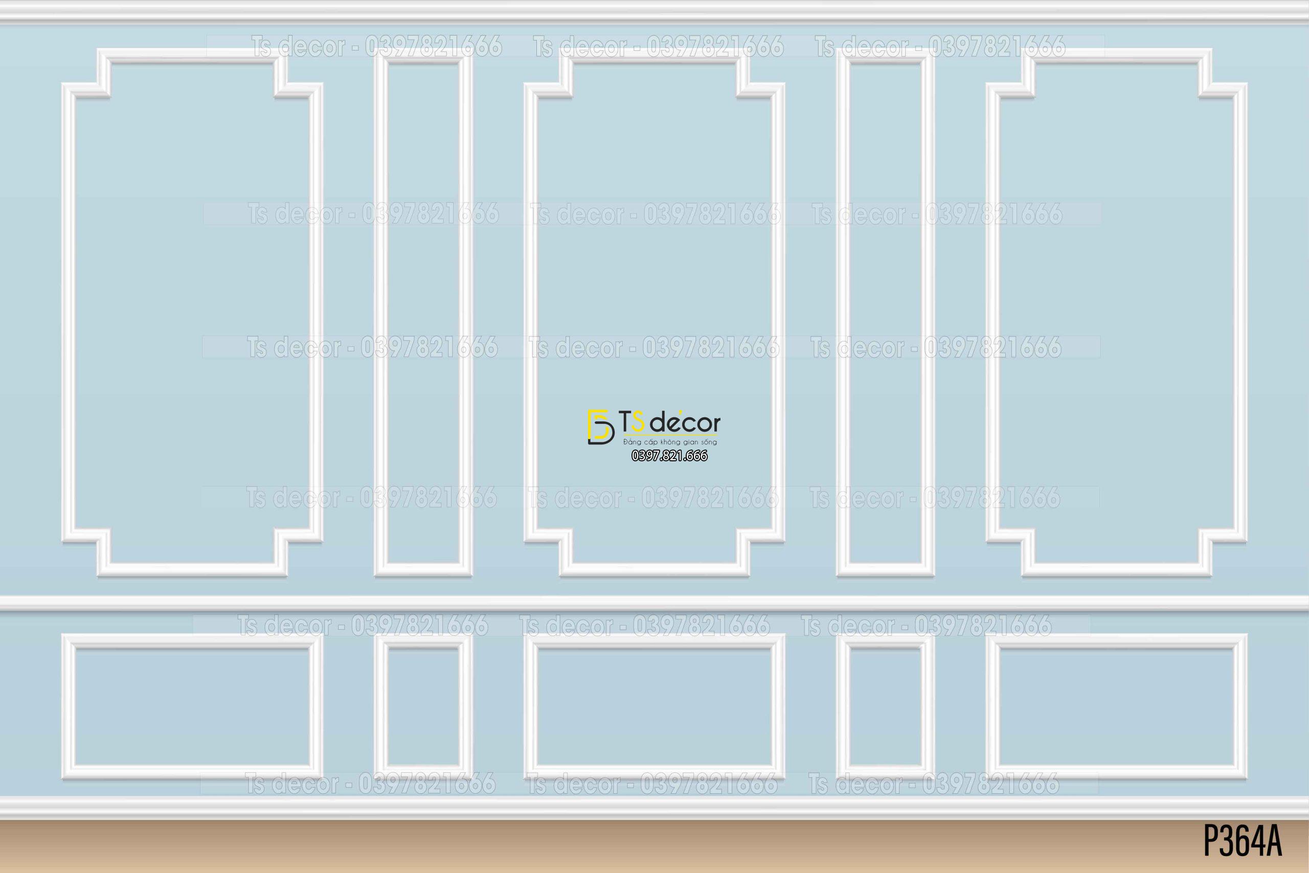 Phông Nền Livestream Chụp Ảnh Phào Chỉ Tân Cổ Điển 3D 5D Mã P364