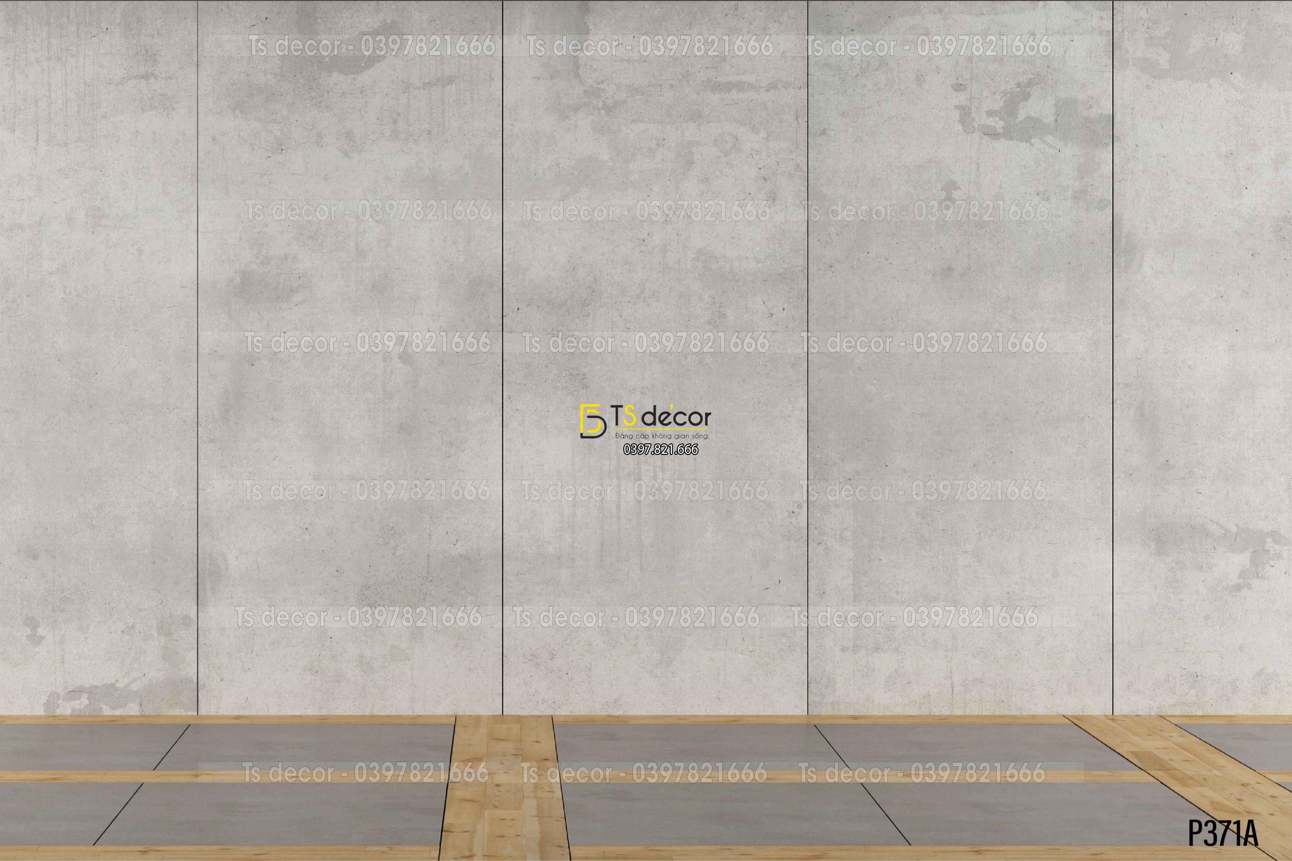 Phông Nền Livestream Chụp Ảnh Tường Xám Xi Măng 3D 5D Mã P371