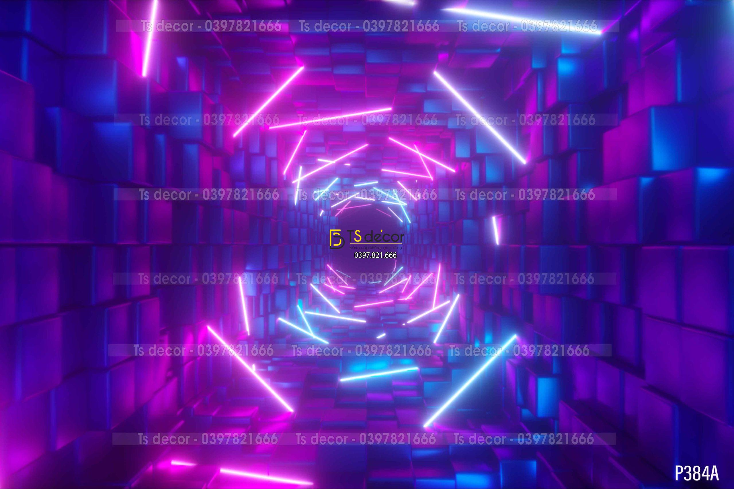 Phông Nền Livestream Chụp Ảnh Không Gian Vũ Trụ Huyền Ảo 3D 5D Mã P384