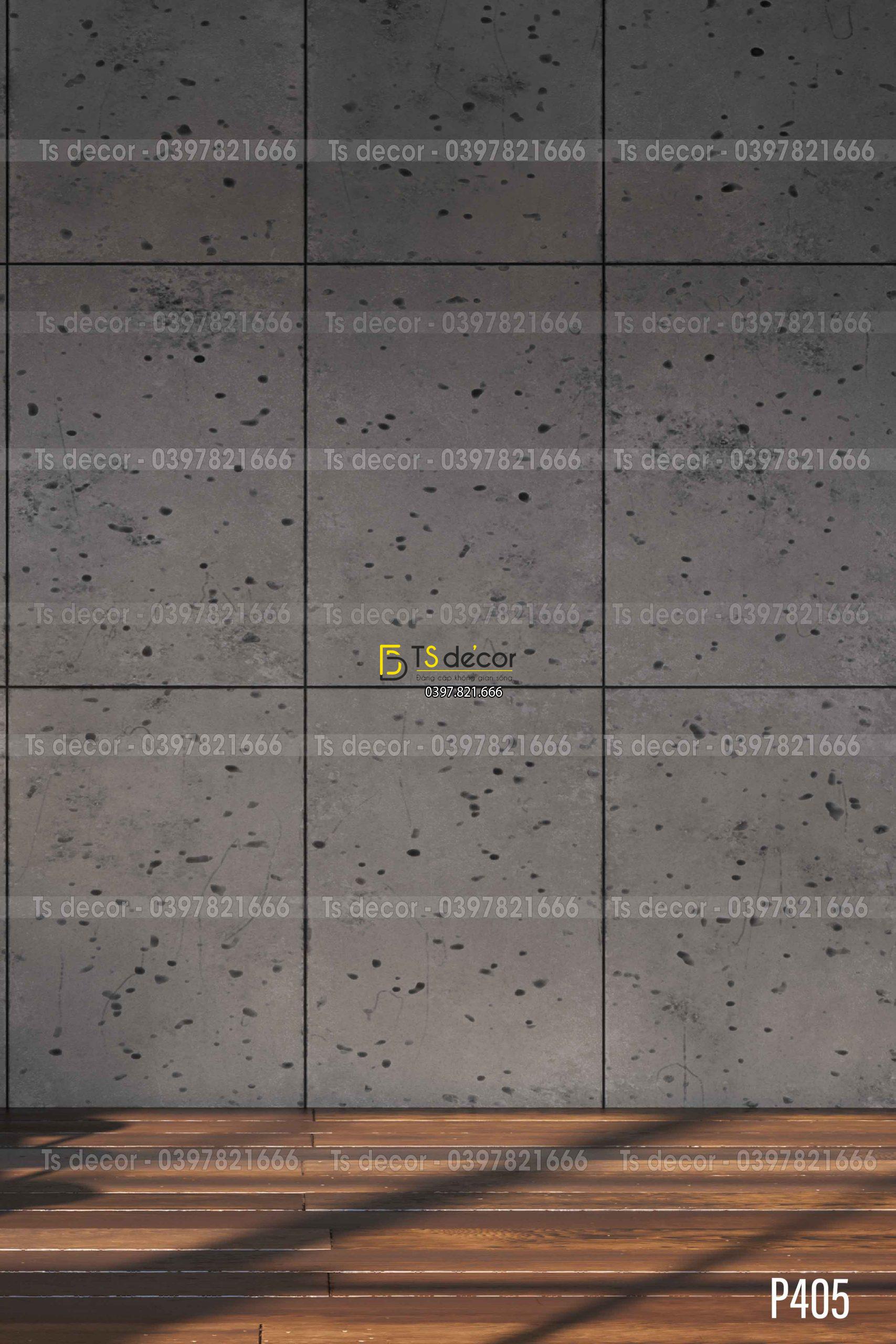 Phông Nền Livestream Chụp Ảnh Giả Tường Xám 3D 5D Mã P405